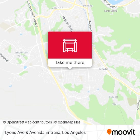 Lyons Ave & Avenida Entrana map
