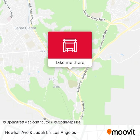 Mapa de Newhall Ave & Judah Ln