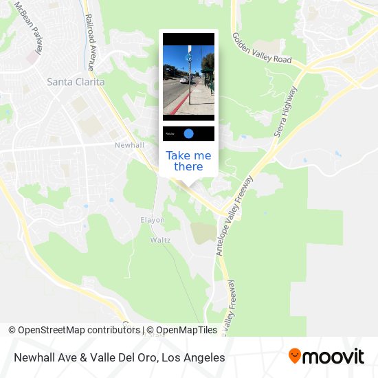 Mapa de Newhall Ave & Valle Del Oro