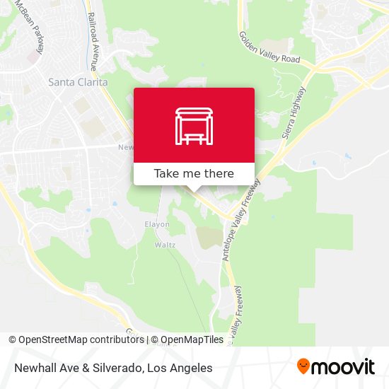 Mapa de Newhall Ave & Silverado