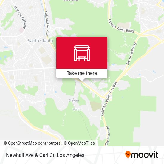 Mapa de Newhall Ave & Carl Ct