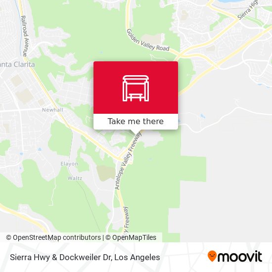 Mapa de Sierra Hwy & Dockweiler Dr