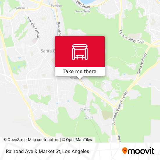 Mapa de Railroad Ave & Market St