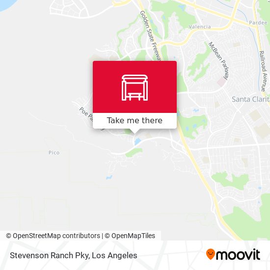 Stevenson Ranch Pky map