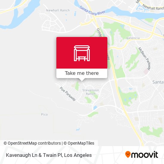 Mapa de Kavenaugh Ln & Twain Pl