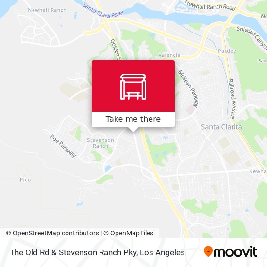 The Old Rd & Stevenson Ranch Pky map