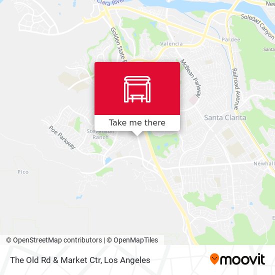 The Old Rd & Market Ctr map
