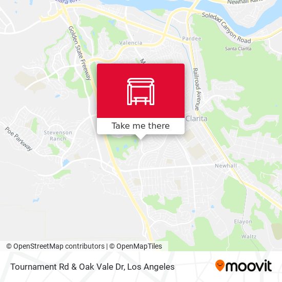 Mapa de Tournament Rd & Oak Vale Dr