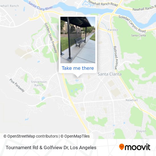 Tournament Rd & Golfview Dr map