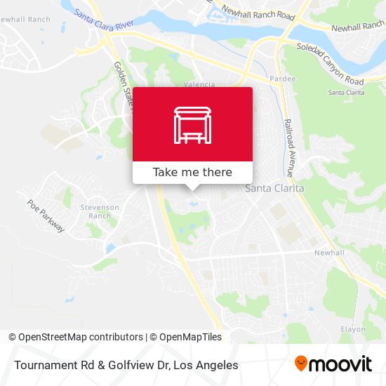 Tournament Rd & Golfview Dr map