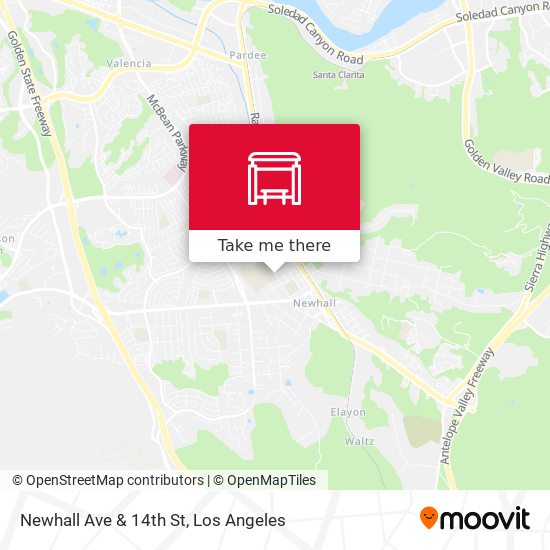 Mapa de Newhall Ave & 14th St