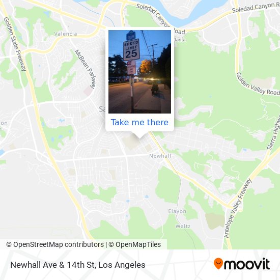 Mapa de Newhall Ave & 14th St