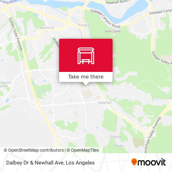 Dalbey Dr & Newhall Ave map