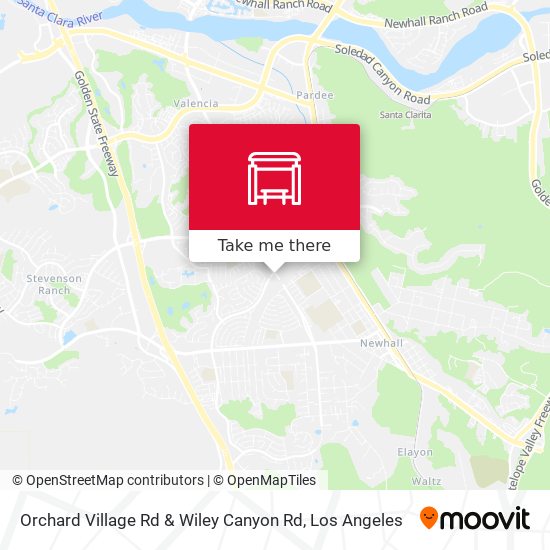 Orchard Village Rd & Wiley Canyon Rd map