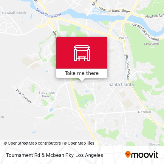 Tournament Rd & Mcbean Pky map