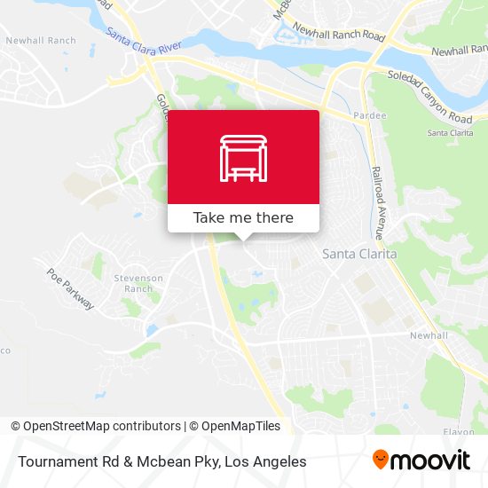 Tournament Rd & Mcbean Pky map
