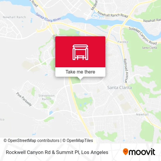 Rockwell Canyon Rd & Summit Pl map