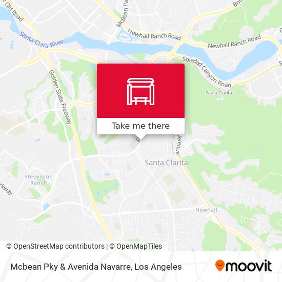 Mcbean Pky & Avenida Navarre map