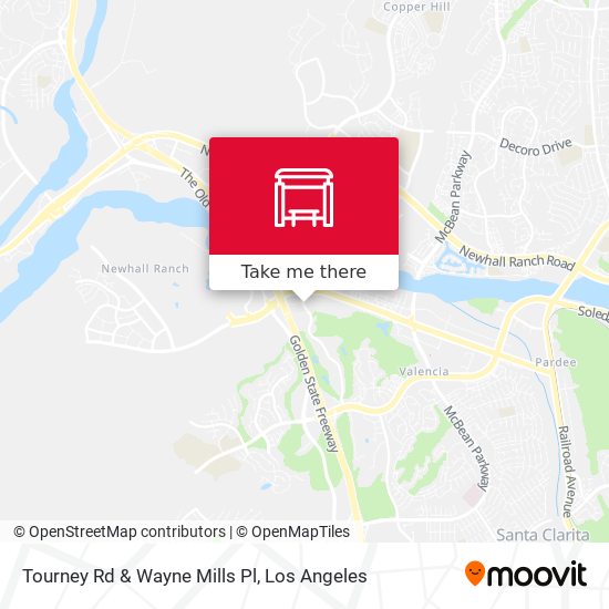 Tourney Rd & Wayne Mills Pl map