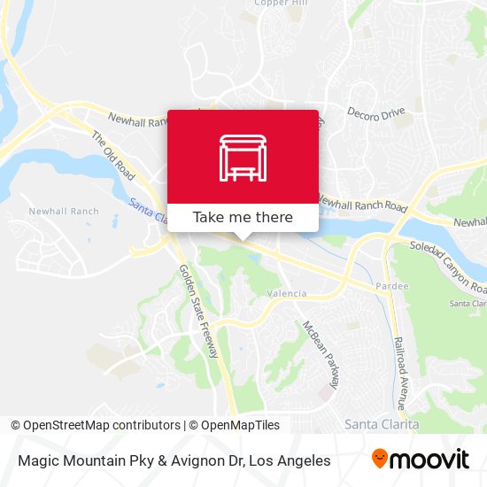 Mapa de Magic Mountain Pky & Avignon Dr