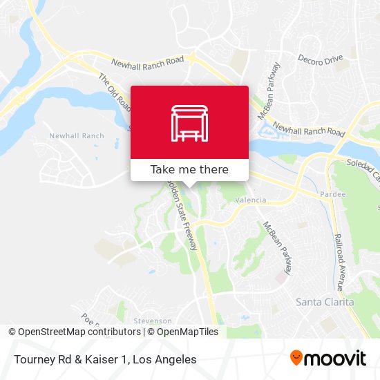 Mapa de Tourney Rd & Kaiser 1
