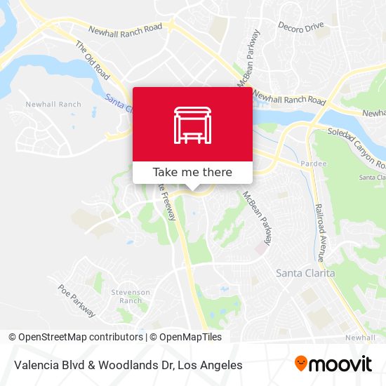 Valencia Blvd & Woodlands Dr map