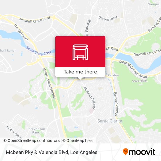 Mcbean Pky & Valencia Blvd map