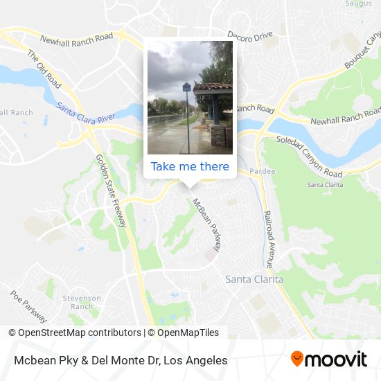 Mcbean Pky & Del Monte Dr map