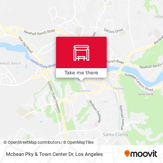 Mcbean Pky & Town Center Dr map