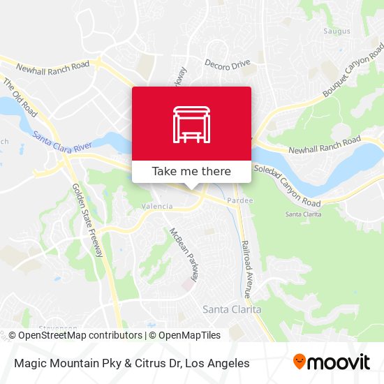 Mapa de Magic Mountain Pky & Citrus Dr