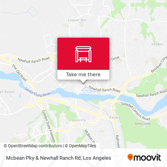 Mcbean Pky & Newhall Ranch Rd map