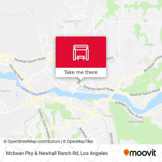 Mcbean Pky & Newhall Ranch Rd map