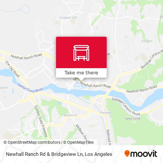 Mapa de Newhall Ranch Rd & Bridgeview Ln