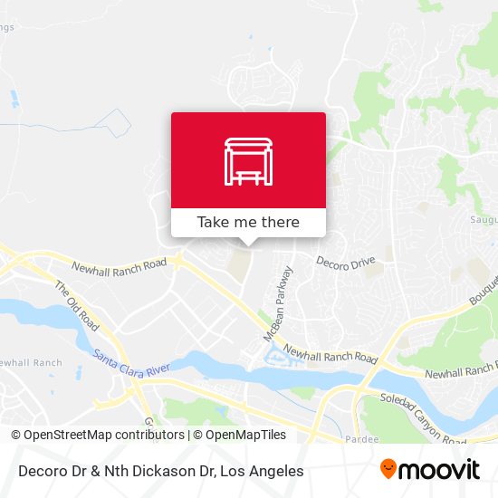Decoro Dr & Nth Dickason Dr map