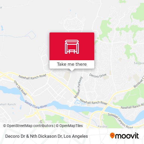 Decoro Dr & Nth Dickason Dr map