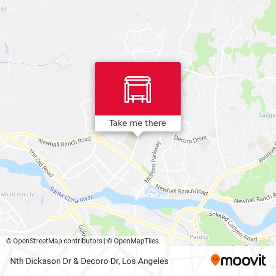 Nth Dickason Dr & Decoro Dr map