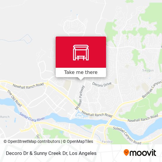 Decoro Dr & Sunny Creek Dr map
