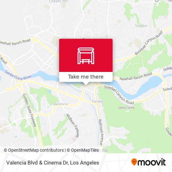 Valencia Blvd & Cinema Dr map