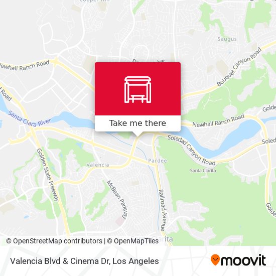 Valencia Blvd & Cinema Dr map