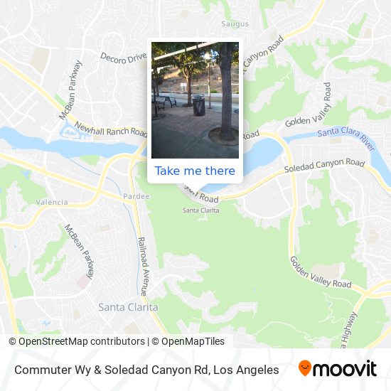 Mapa de Commuter Wy & Soledad Canyon Rd