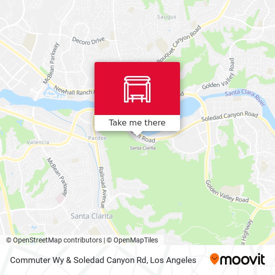 Mapa de Commuter Wy & Soledad Canyon Rd