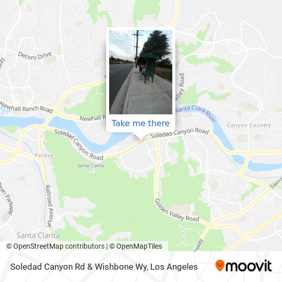 Mapa de Soledad Canyon Rd & Wishbone Wy