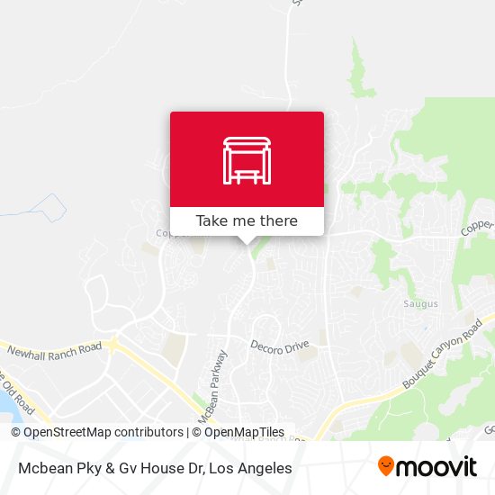 Mcbean Pky & Gv House Dr map
