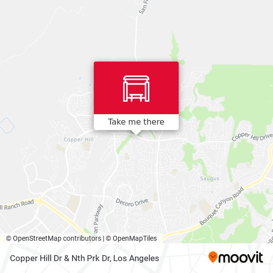 Copper Hill Dr & Nth Prk Dr map