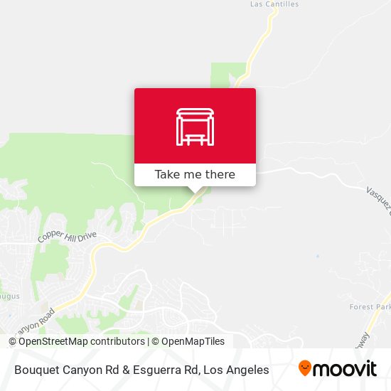 Bouquet Canyon Rd & Esguerra Rd map