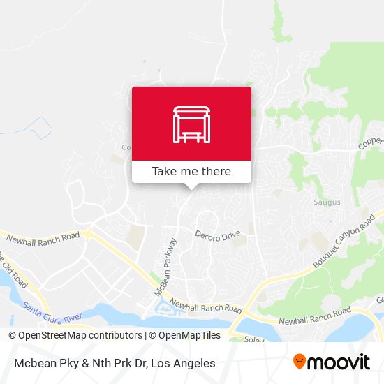 Mcbean Pky & Nth Prk Dr map