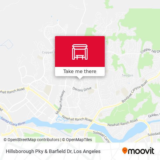 Mapa de Hillsborough Pky & Barfield Dr