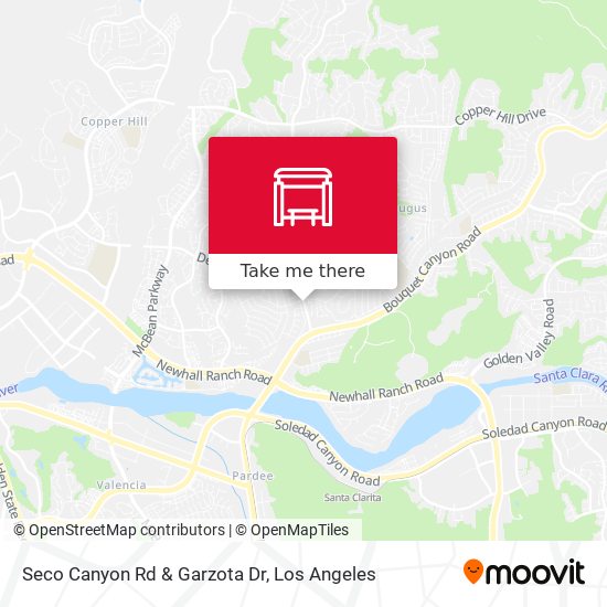 Mapa de Seco Canyon Rd & Garzota Dr