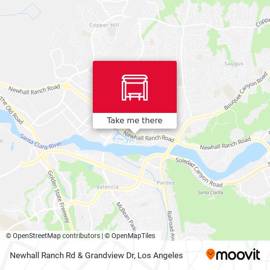 Newhall Ranch Rd & Grandview Dr map