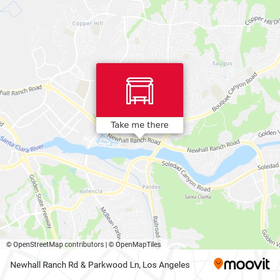 Newhall Ranch Rd & Parkwood Ln map